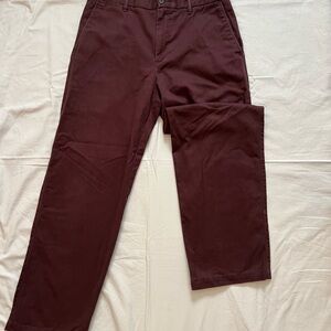 Men's Burgundy Pants